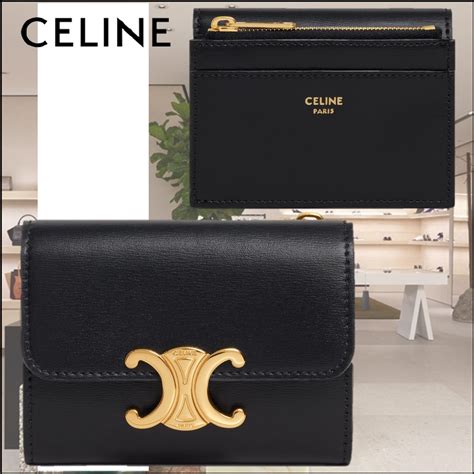 celine leather coin purse and wallet|Celine wallet.